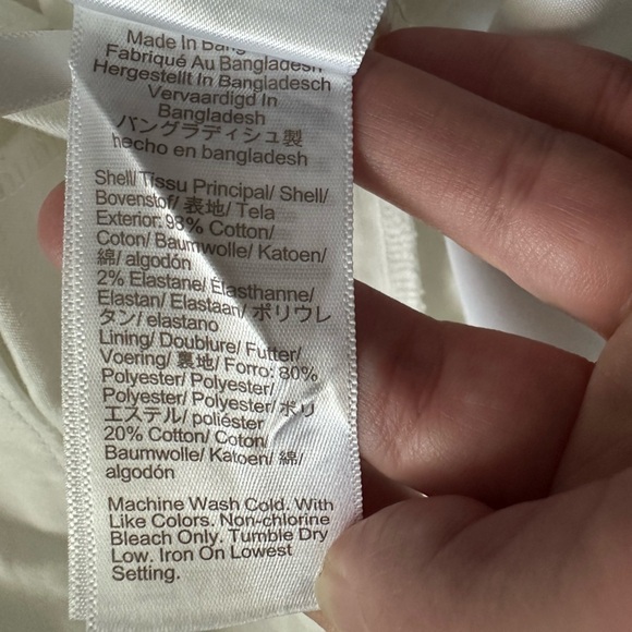 J.Crew 9” Frankie Bermuda Chino Short in White Size 14 Plus Size - Picture 7 of 8